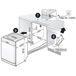Máy rửa bát độc lập Bosch SMS6ZCI16E serie 6 10 lap dat may rua bat doc lap bosch sms6zci16e serie 6