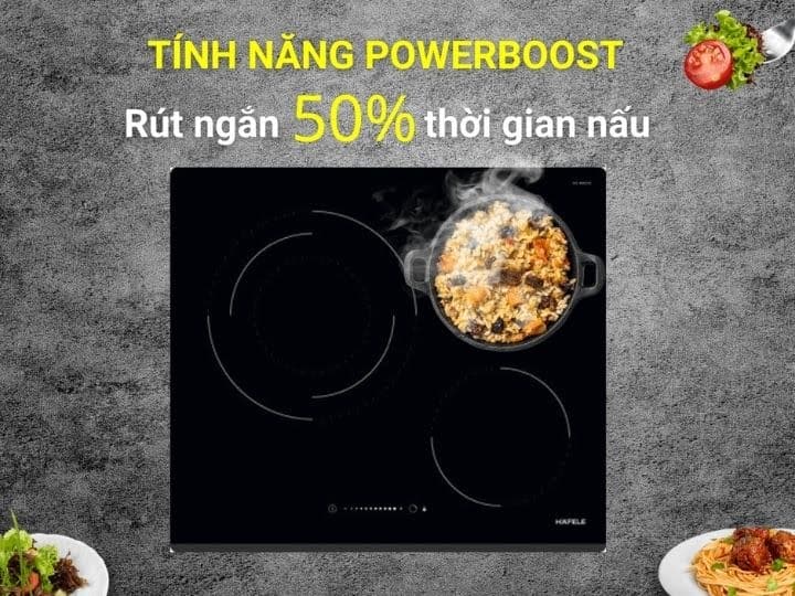 Bếp điện 3 vùng nấu Hafele HC-R603D 536.01.901 tính năng tiện ích