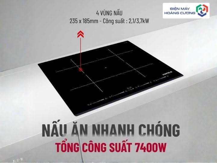 Bếp từ đa vùng nấu Hafele HC-IF60D 536.01.911 11 Bếp từ đa vùng nấu Hafele HC-IF60D 536.01.911 công suất cao