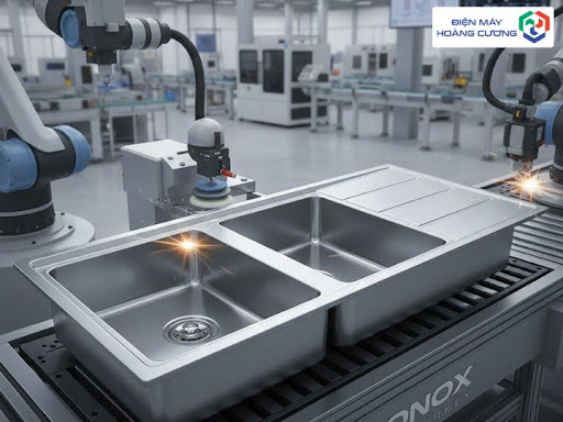 Chậu rửa bát Konox Turkey Beta 1160 được sản xuất công nghệ cao