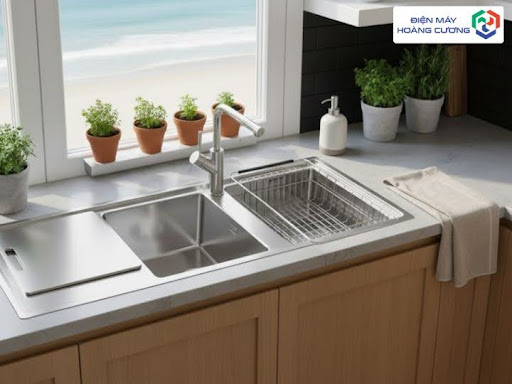 Chậu rửa bát Konox Turkey Beta 1160 tối ưu không gian làm việc