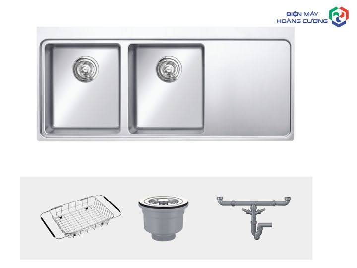 Chậu rửa bát Konox Turkey Miro 1160 lắp đặt linh hoạt
