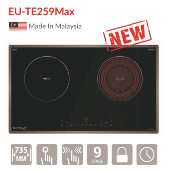 Bếp điện từ 2 vùng nấu Eurosun EU-TE259Max 3 Bếp điện từ 2 vùng nấu Eurosun EU-TE259Max