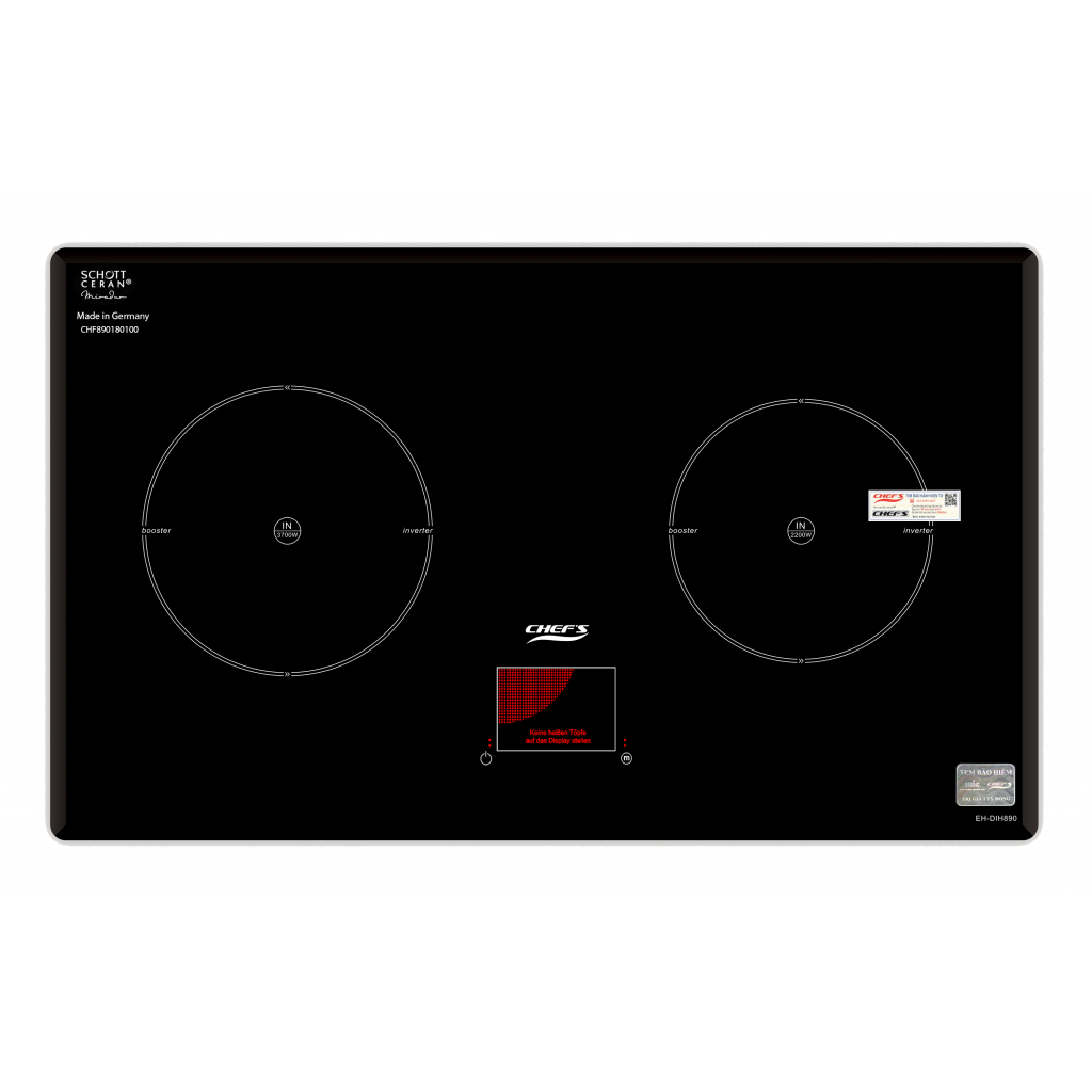 Bếp từ đôi Chefs EH-DIH890 3 Bếp từ đôi Chefs EH-DIH890