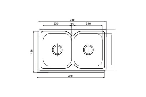 Chậu rửa chén bát Cata C - 2 AG UNIT 7 chau rua chen bat cata c 2 ag unit 2