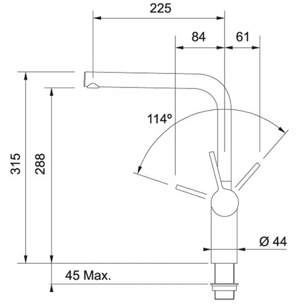 Vòi rửa Franke FS SL SW Steel 115.0370.581 4 Vòi rửa Franke FS SL SW Steel 115.0370.581 - Ảnh 2