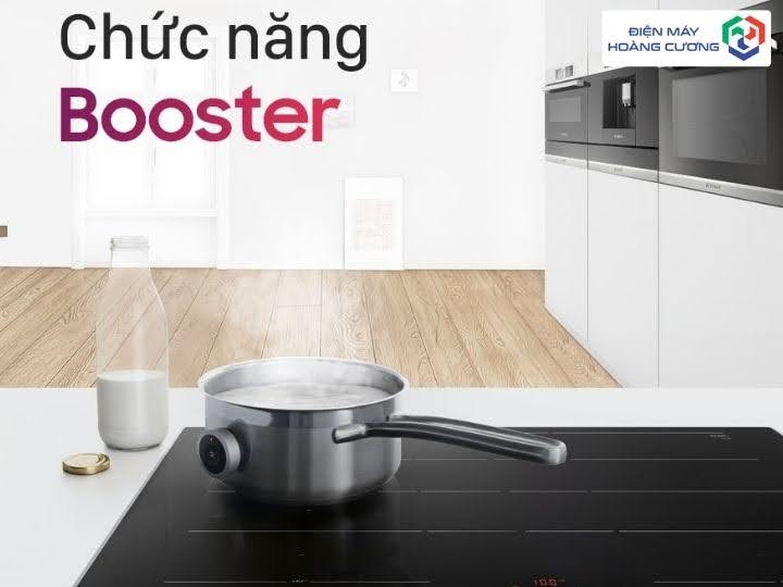 Bếp từ Bosch PUJ61RBB5E chức năng nấu nhanh