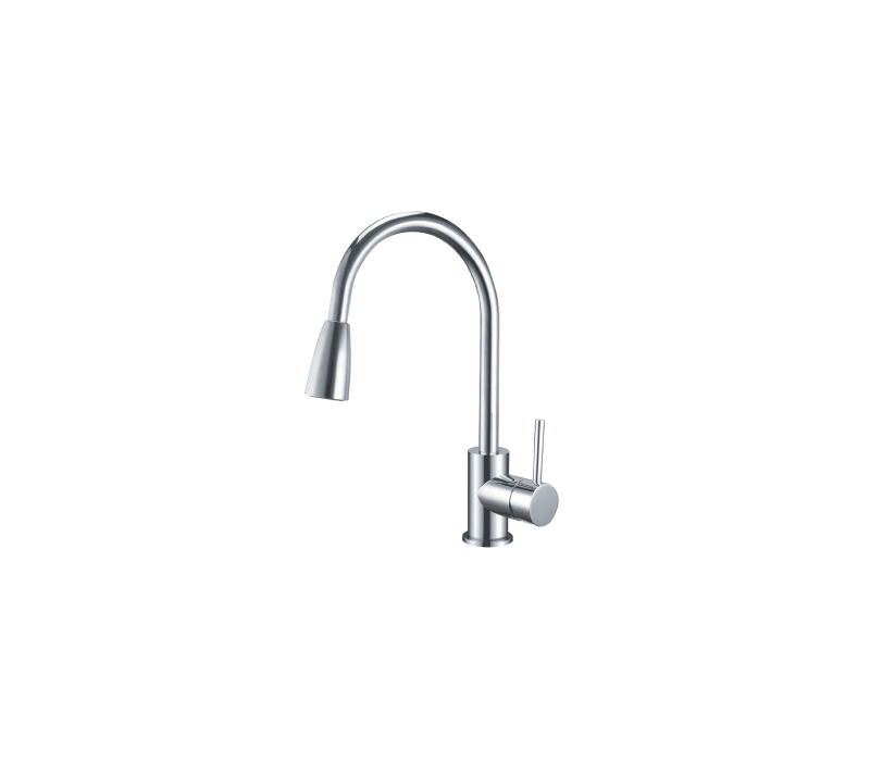 Vòi đồng mạ Inox K131 BN 3 Vòi đồng mạ Inox K131 BN