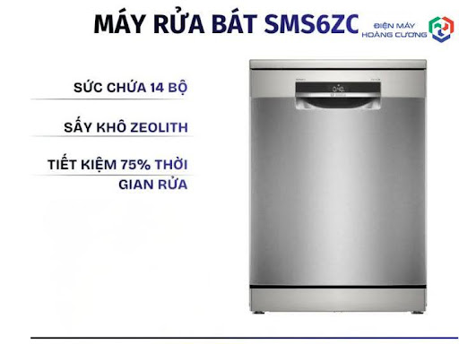 Bosch SMS6ZCI08E Serie 6 tính nưng nổi bật