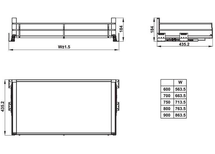Kệ đựng xoong nồi HAFELE 549.08.867 - 800mm 7 Kệ đựng xoong nồi HAFELE 549.08.867 - 800mm - Ảnh 5