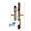 Khóa cửa đại sảnh - biệt thự Demax SL888 24K Brass App Wifi 1 sl986 gb app wifi