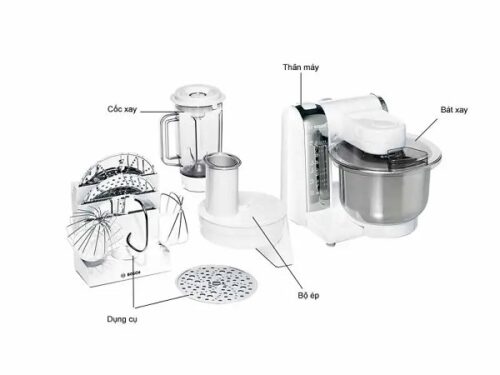 Máy chế biến thực phẩm đa năng Bosch MUM48CR1 6 may che bien thuc pham da nang bosch mum48cr1 2