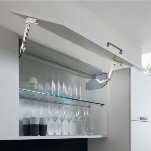 Bộ tay nâng Free Swing Hafele 493.05.762, trắng