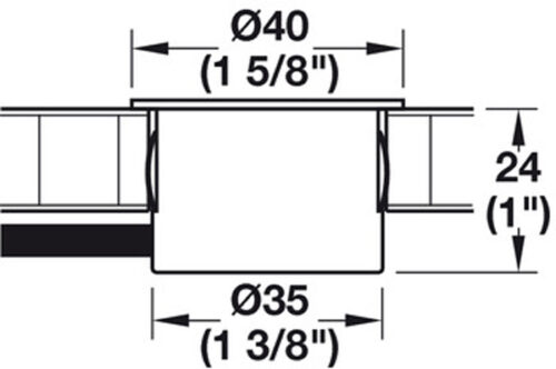 Kích thước của Bộ chuyển nguồn 12V sang 5V 833.73.751