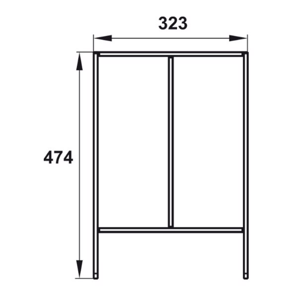 Bộ khay chia ngăn kéo Hafele 552.52.303 4 Kích thước của Bộ khay chia ngăn kéo Hafele 552.52.303