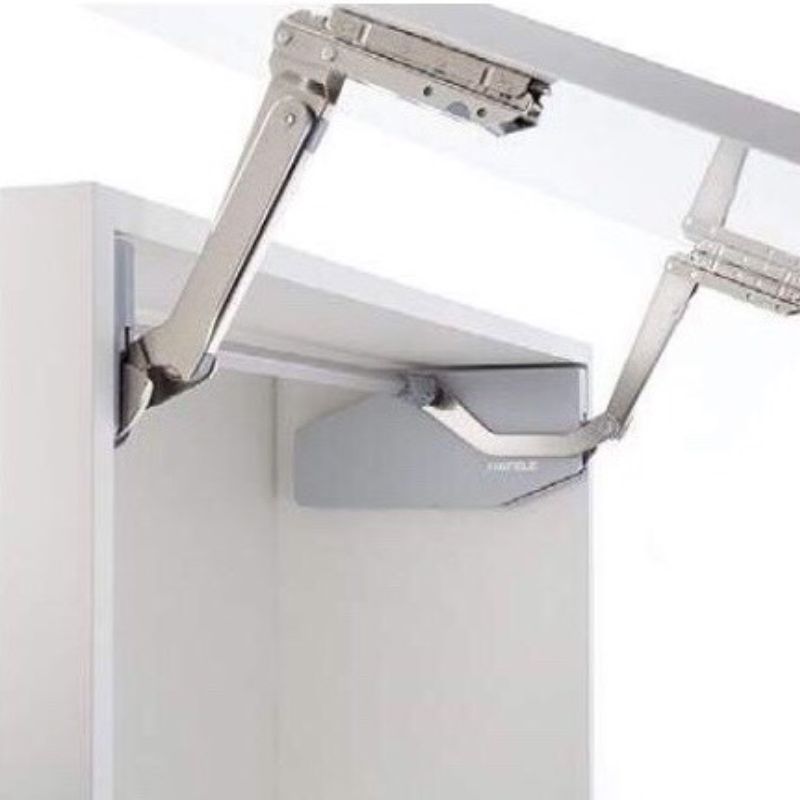 Bộ tay nâng Free Up Hafele 493.05.804 nắp xám 3 Bộ tay nâng Free Up Hafele 493.05.804 nắp xám