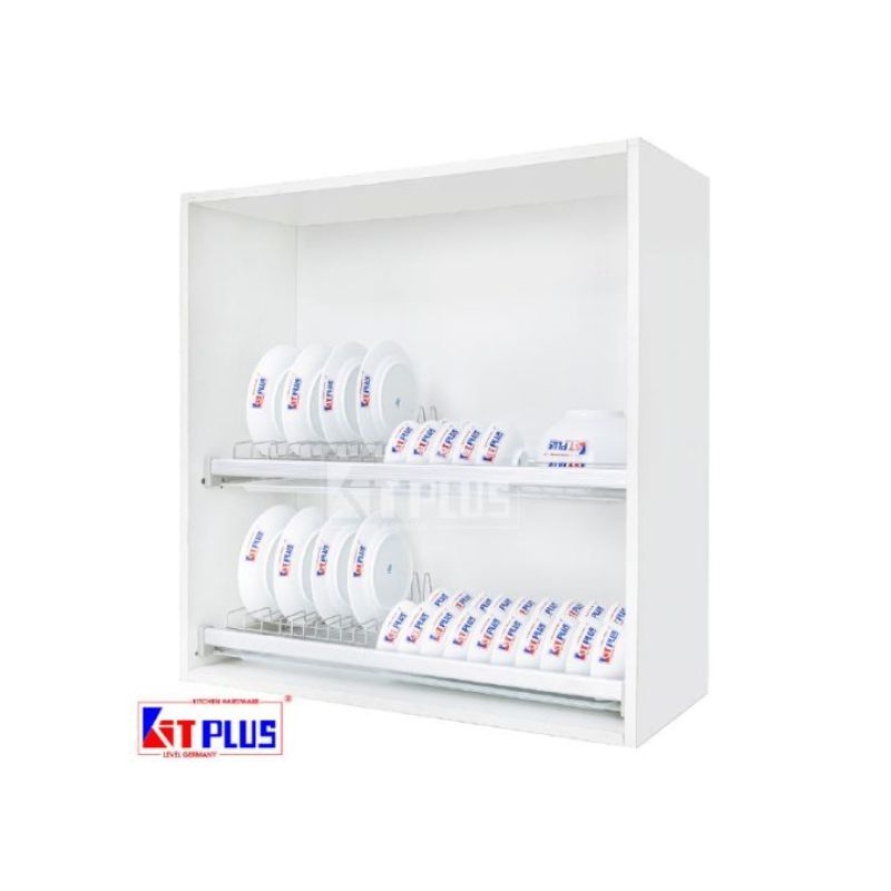 Giá bát cố định 2 tầng Inox mờ cao cấp Kit Plus DK12C MIX.90 3 Giá bát cố định 2 tầng Inox mờ cao cấp Kit Plus DK12C MIX.90