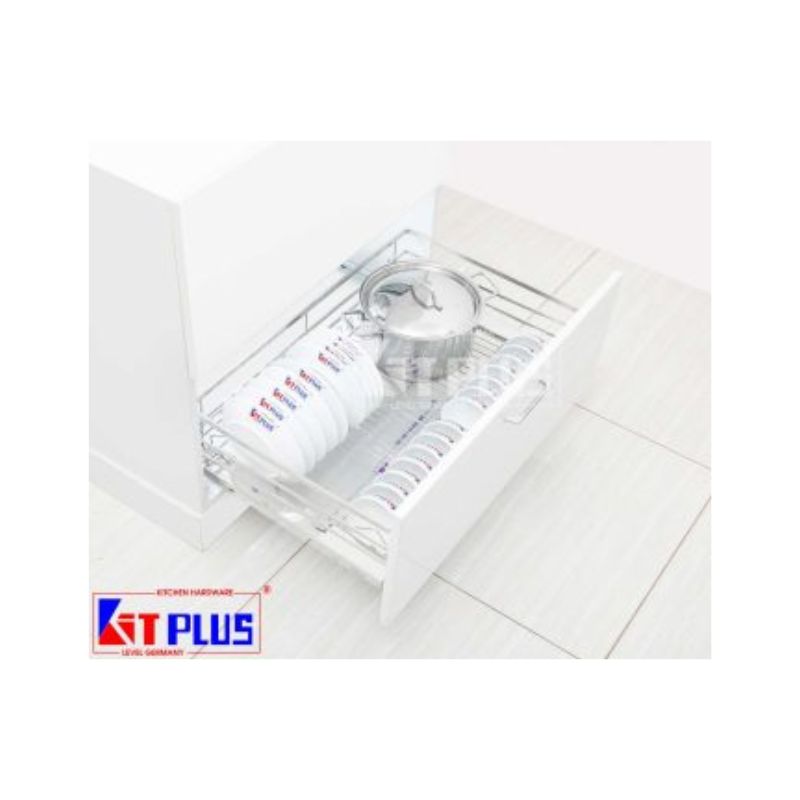 Giá xoong nồi, bát đĩa đa năng nan dẹt inox mờ Kit Plus BM VIP.70 3 Giá xoong nồi, bát đĩa đa năng nan dẹt inox mờ Kit Plus BM VIP.70