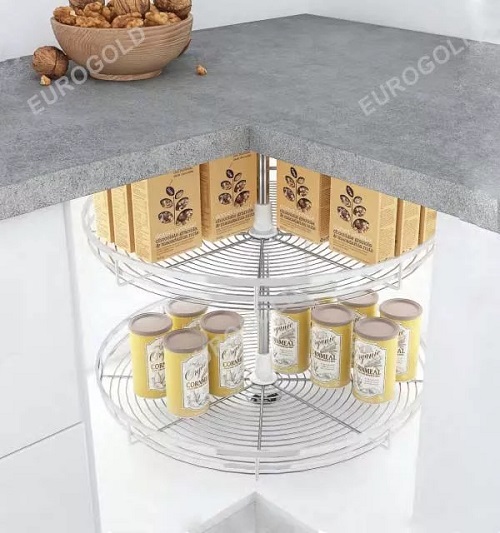 Mâm xoay inox mờ nan dẹt Eurogorld EPL360A 4 Mâm xoay inox mờ nan dẹt Eurogorld EPL360A