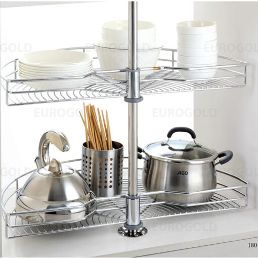 Mâm xoay inox nan tròn 180° Eurogold EP180A 4 Mâm xoay inox nan tròn 180° Eurogold EP180A
