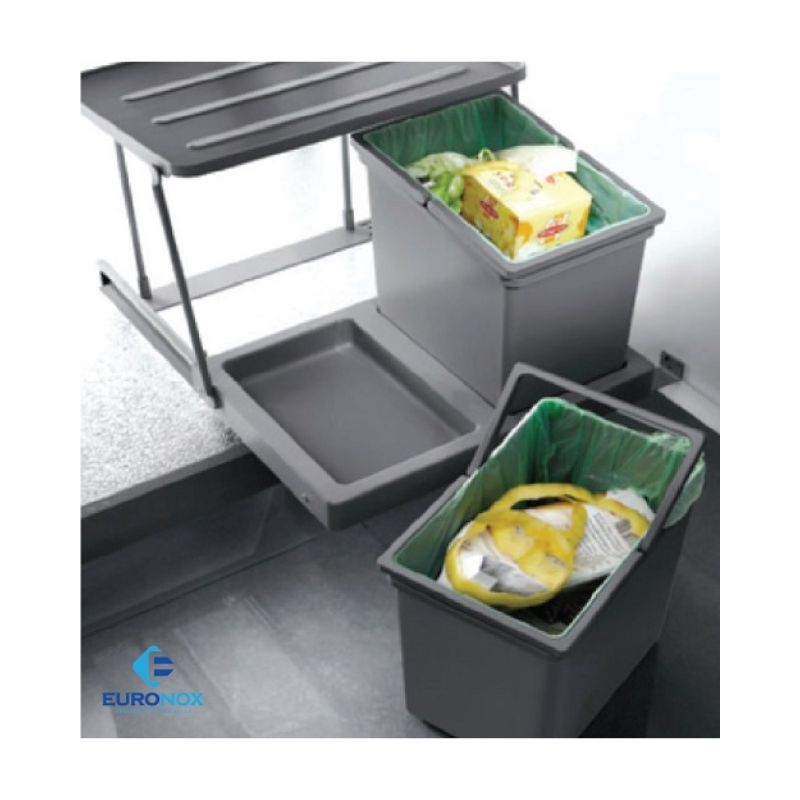 Thùng đựng rác 2 khoang Euronox EU.DV2 3 Thùng đựng rác 2 khoang Euronox EU.DV2