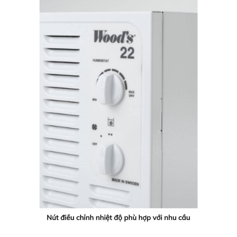 Máy hút ẩm Wood’s SW22FW 5 Điều khiển máy hút ẩm Wood’s SW22FW