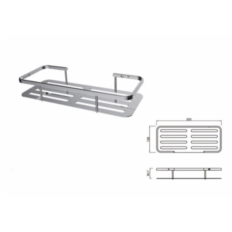 Kệ để đồ 1 tầng Govern BD-321 3 Kệ để đồ 1 tầng Govern BD-321