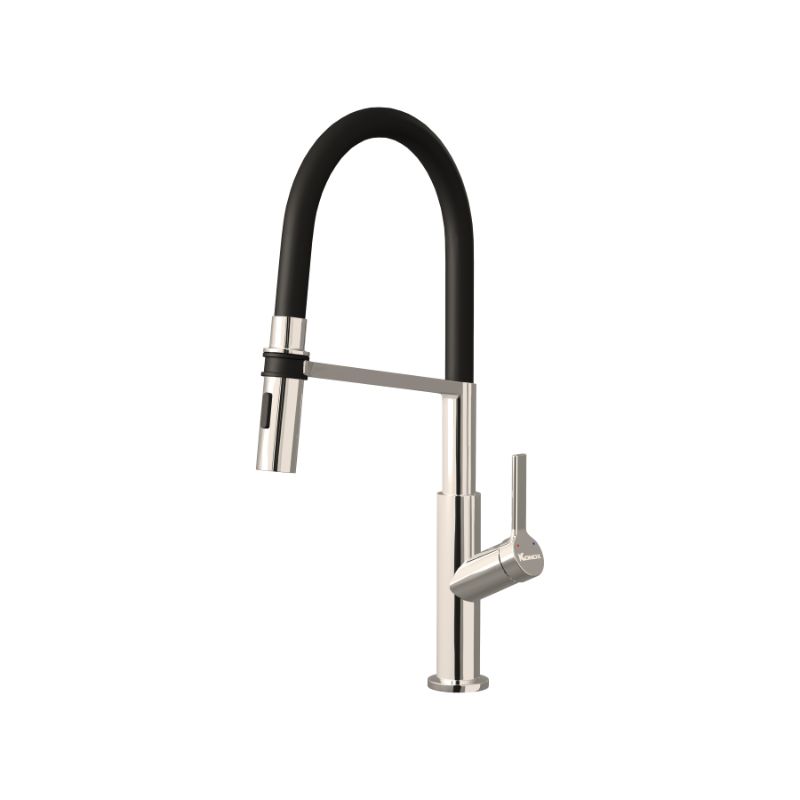 Vòi rửa bát nóng lạnh Konox Tema Nickel 3 Vòi rửa bát nóng lạnh Konox Tema Nickel