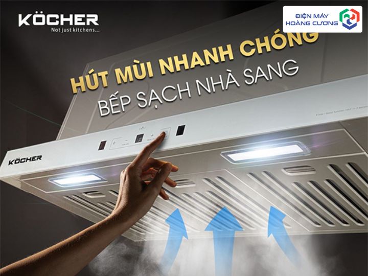 Sử dụng máy hút mùi X-350T