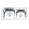 Chậu rửa bát inox 2 hố Gorlde GD-5502 1 Chậu rửa bát inox 2 hố Gorlde GD-5502