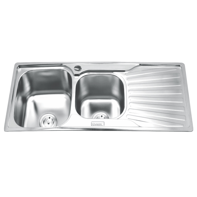 Chậu rửa bát inox 2 hố Gorlde GD-5506 3 Chậu rửa bát inox 2 hố Gorlde GD-5506