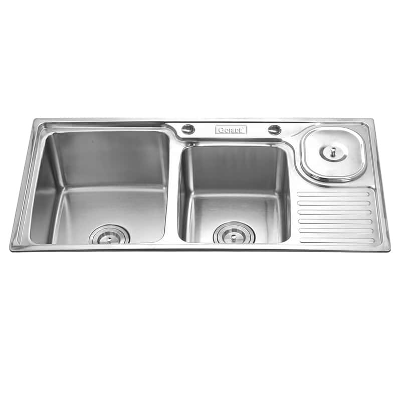 Chậu rửa bát inox 2 hố Gorlde GD-949 3 Chậu rửa bát inox 2 hố Gorlde GD-949