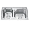 Chậu rửa bát inox 2 hố Gorlde B-211 2 Chậu rửa bát inox 2 hố Gorlde B-211