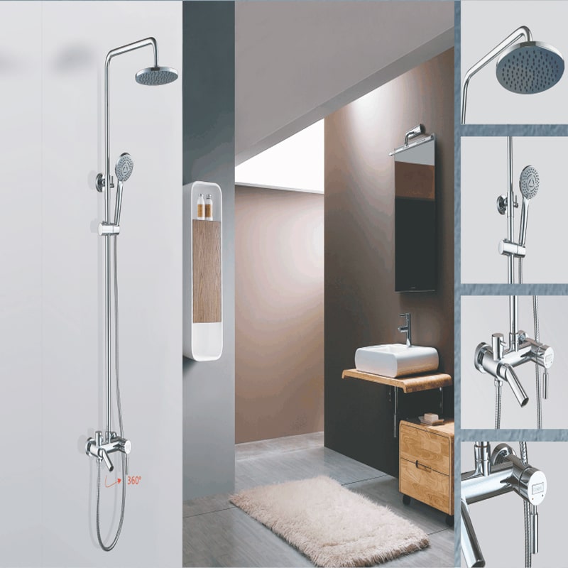 Sen cây tắm nóng lạnh Gorlde 8711 3 Sen cây tắm nóng lạnh Gorlde 8711