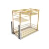 Giá gia vị inox 304 nan dẹt BossEU BS301.130G 2 Giá gia vị inox 304 nan dẹt BossEU BS301.130G