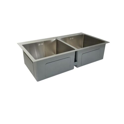 Chậu rửa bát inox 2 hố BossEU BS304.8245CS2 5 Hình ảnh chậu rửa bát inox 2 hố BossEU BS304.8245CS2