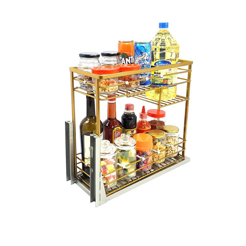 Giá gia vị inox 304 nan dẹt BossEU BS301.125G 4 Hình ảnh giá gia vị inox 304 nan dẹt BossEU BS301.125G