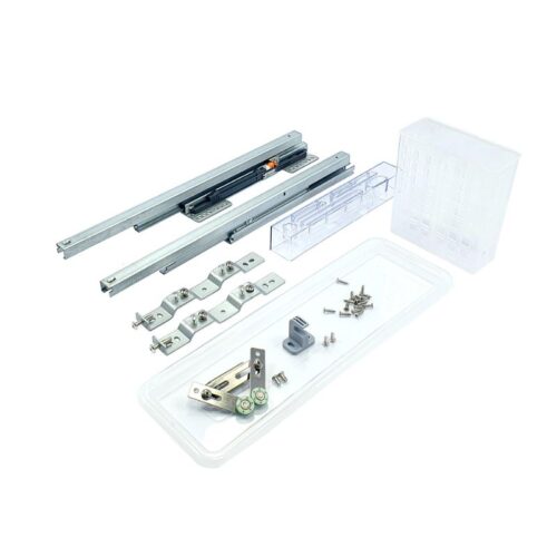 Giá dao thớt inox mạ crom BossEU BS200D 7 Ray trượt giá dao thớt inox mạ crom BossEU BS200D