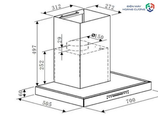 Máy hút mùi áp tường Hafele HC-W705B 533.87.377 10 Máy hút mùi áp tường Hafele HC-W705B 533.87.377 có gì nổi bật