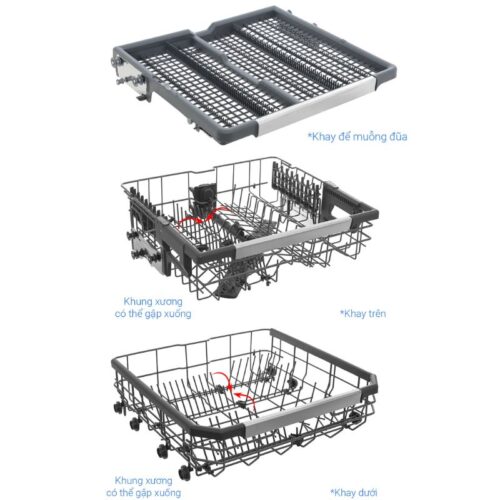 Máy rửa bát độc lập LG LDT14BGA3 ANBPEVN 8 Khay máy rửa bát độc lập LG LDT14BGA3 ANBPEVN