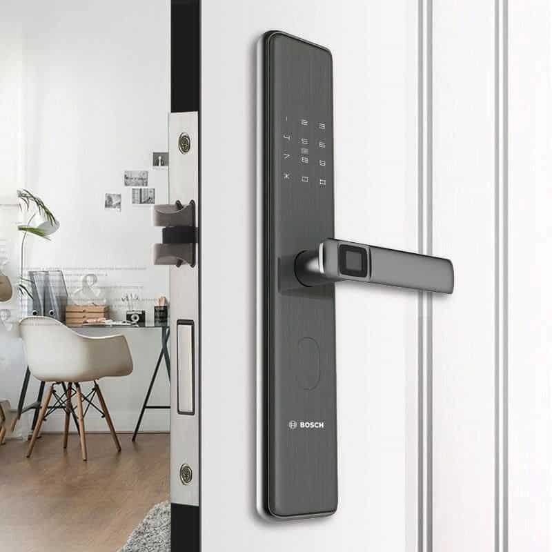 Khóa cửa vân tay Bosch ID30 EU Gray 4 Ảnh khóa cửa vân tay Bosch ID30 EU Gray