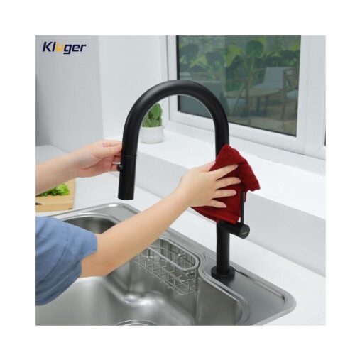 Vòi rửa bát nóng lạnh Kluger KLF0010B có dây rút 12 Ảnh Kluger KLF0010B có dây rút