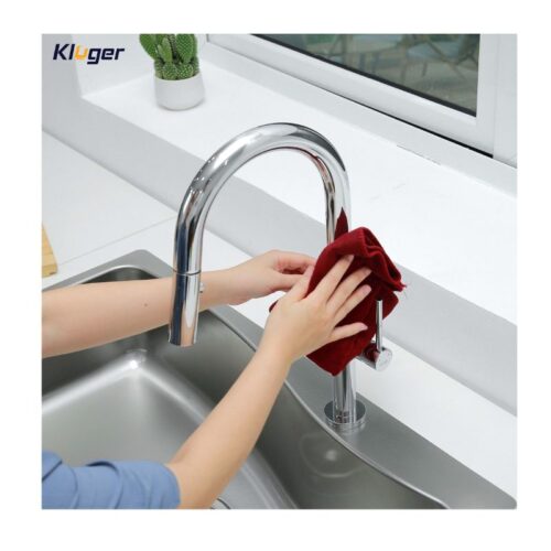 Vòi rửa bát nóng lạnh Kluger KLF0010C có dây rút 15 Ảnh Kluger KLF0010C có dây rút