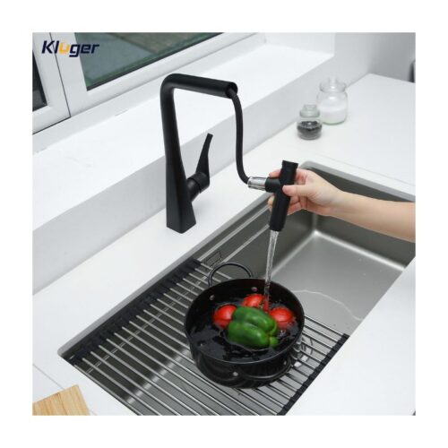 Vòi rửa bát nóng lạnh Kluger KLF0016B có dây rút 13 Ảnh Kluger KLF0016B có dây rút