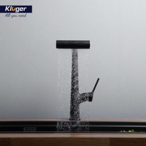 Vòi rửa bát nóng lạnh Kluger KLF0018B có dây rút 11 Ảnh vòi rửa bát nóng lạnh Kluger KLF0018B có dây rút