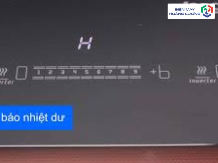 Cảnh báo nhiệt dư bếp từ LCI 809