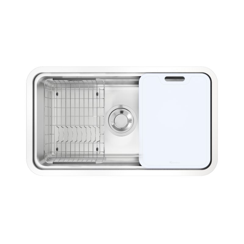 Chậu rửa bát đá 1 hố Konox KN8347SU Dekor Basic 3 Chậu rửa bát đá 1 hố Konox KN8347SU Dekor Basic
