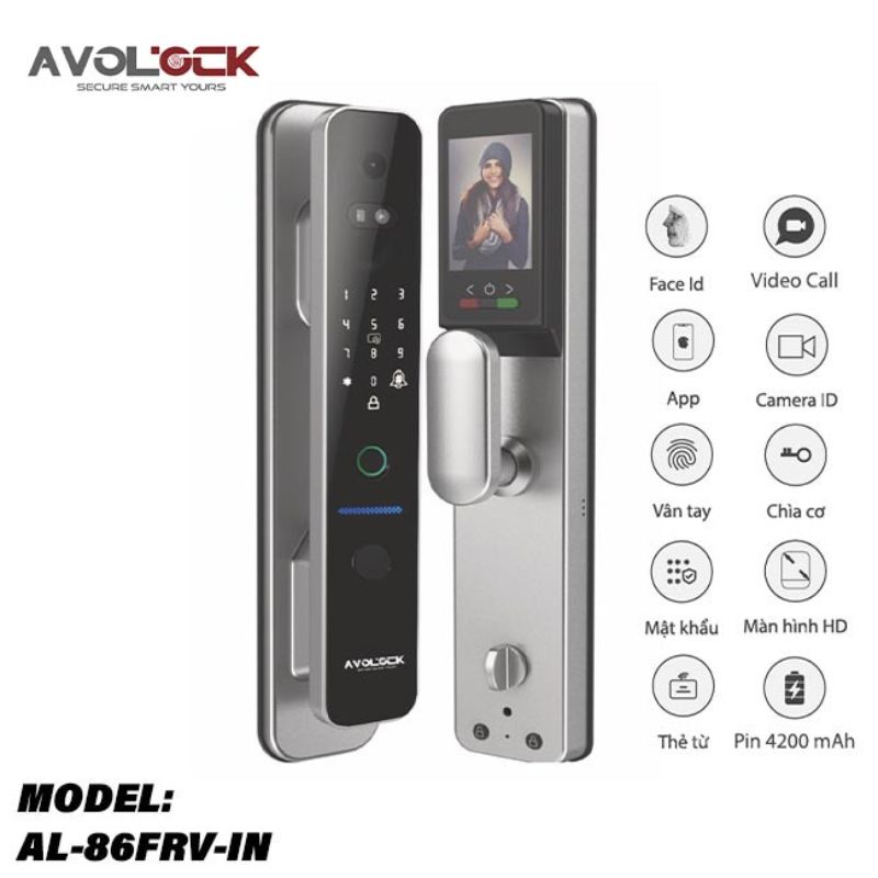 Khóa cửa thông minh Avolock AL-86FRV-IN 3 Khóa cửa thông minh Avolock AL-86FRV-IN