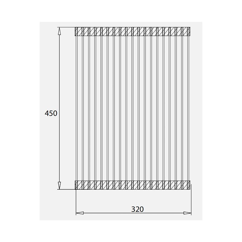 Giá để đồ inox Kluger KRM-02 9 Kích thước giá để đồ inox Kluger KRM-02