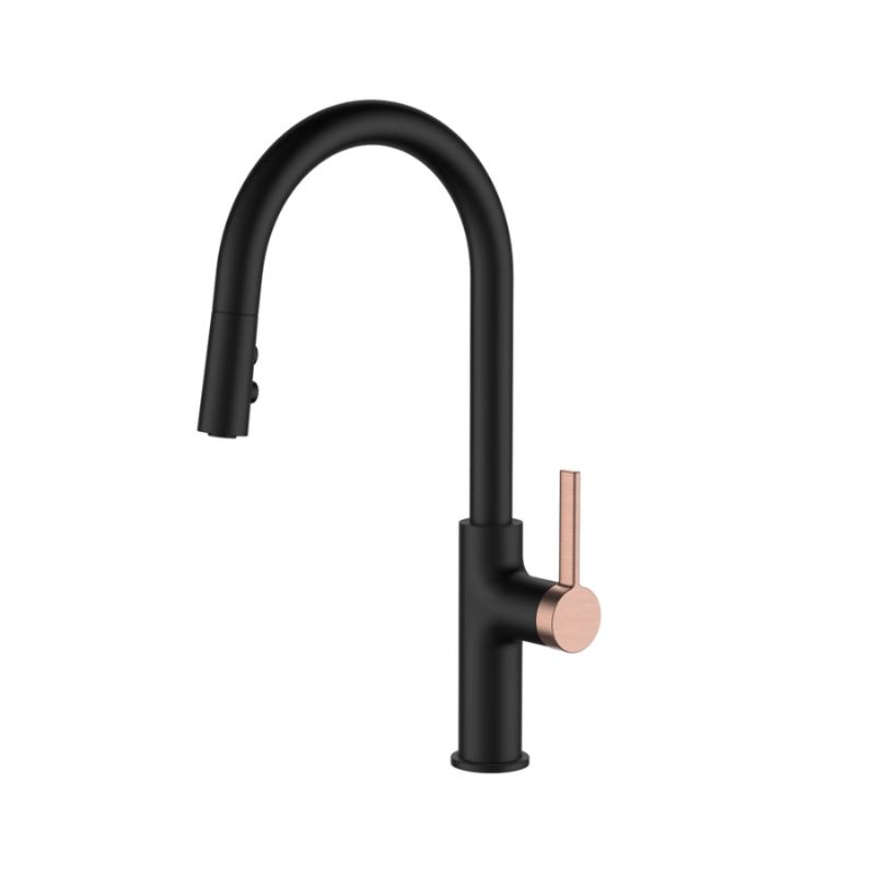 Vòi rửa bát nóng lạnh Kluger KLF0005B có dây rút 3 Vòi rửa bát nóng lạnh Kluger KLF0005B có dây rút